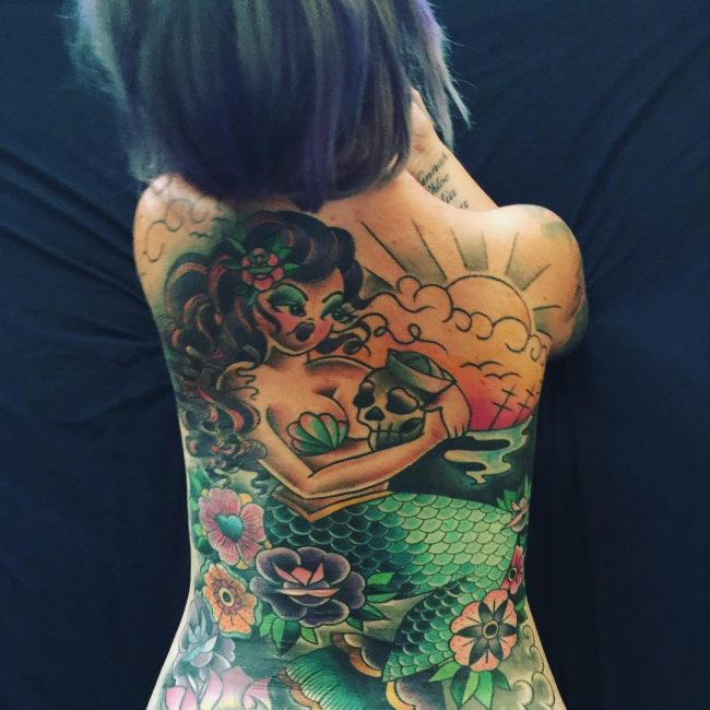 mermaid tattoo