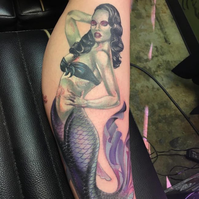 mermaid tattoo