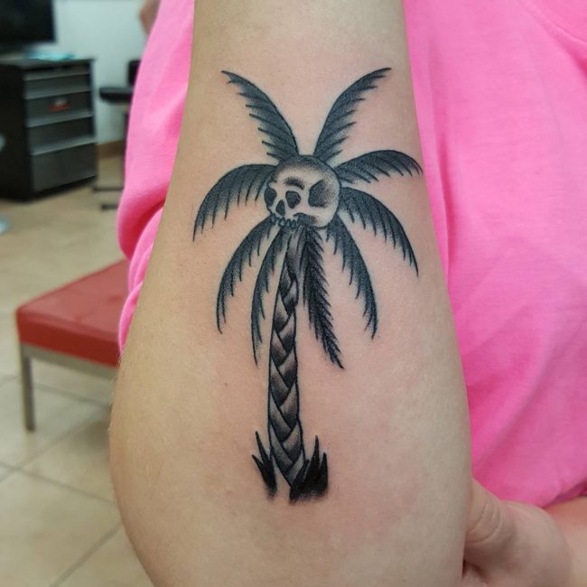 Palm Tree Tattoo