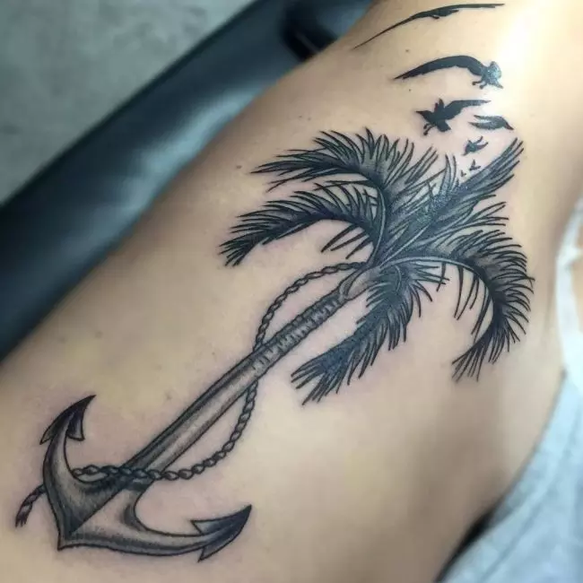 Palm Tree Tattoo