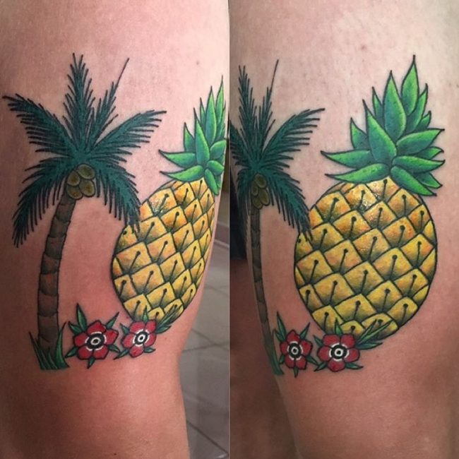 palm tree tattoos