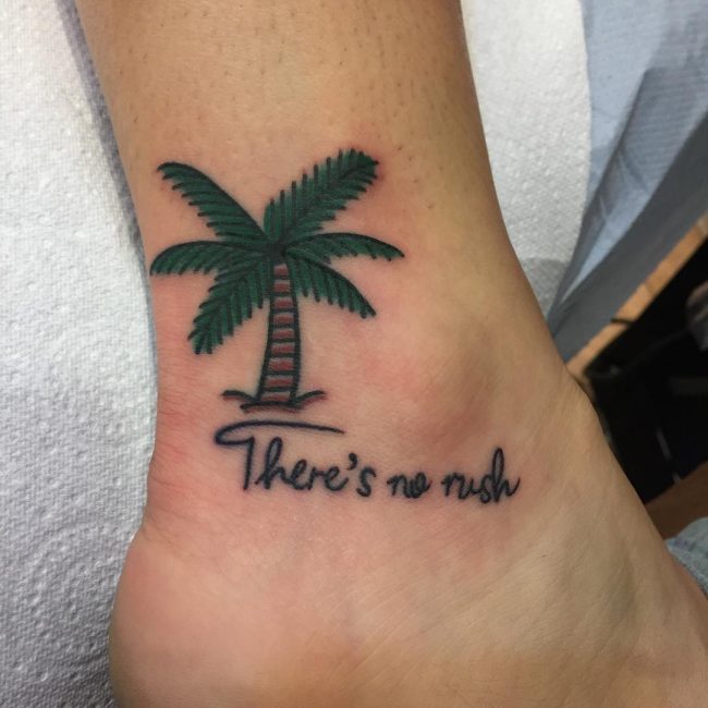 palm tree tattoos