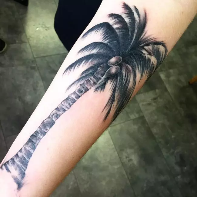 palm tree tattoos