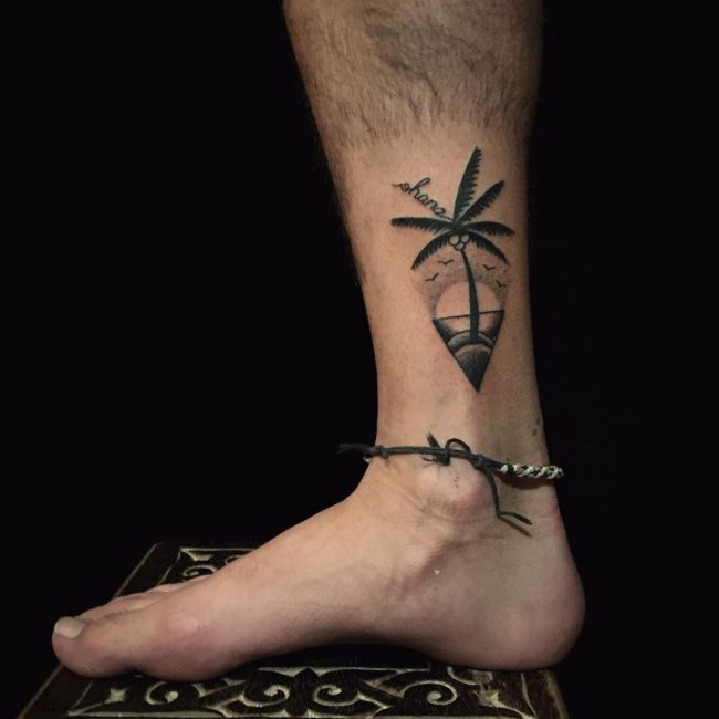 Palm Tree Tattoo