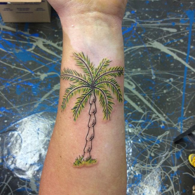 Palm Tree Tattoo