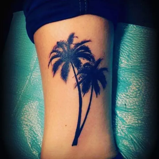 palm tree tattoos