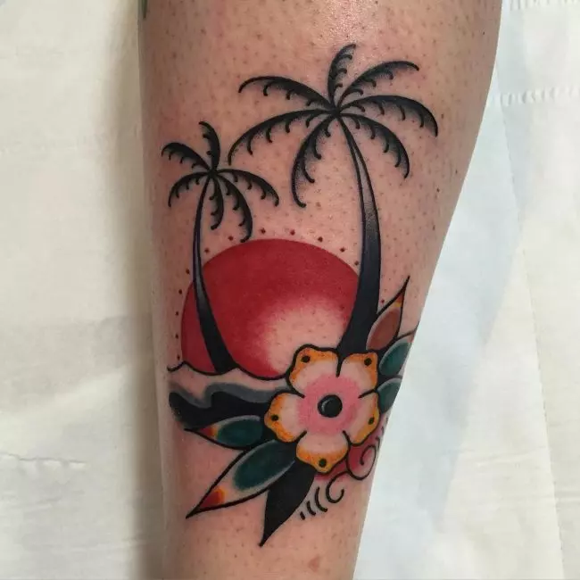 Palm Tree Tattoo