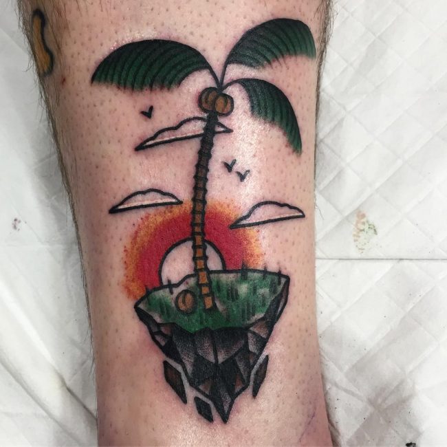 Palm Tree Tattoo