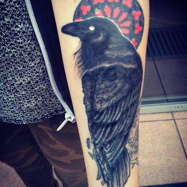 Raven tattoo