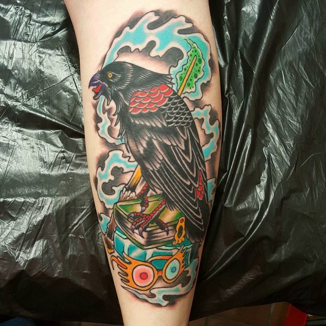 Raven tattoo