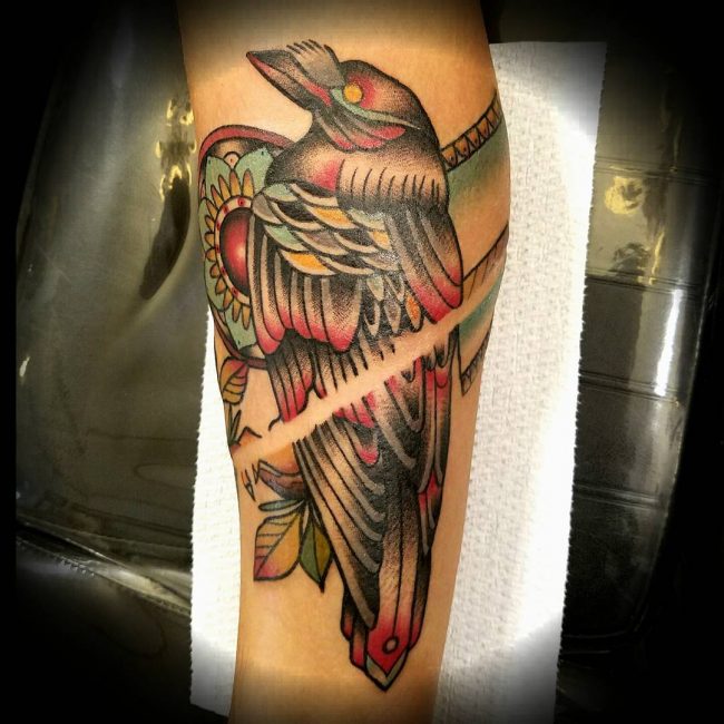 Raven tattoo