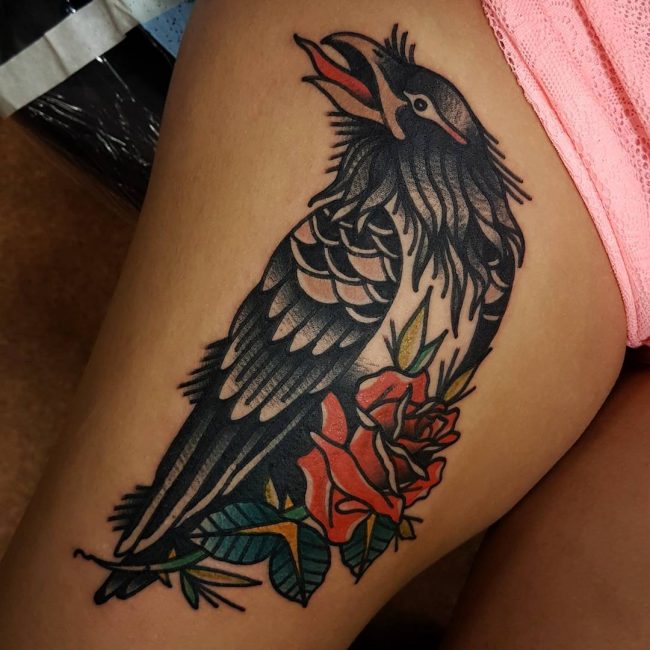 Raven tattoo