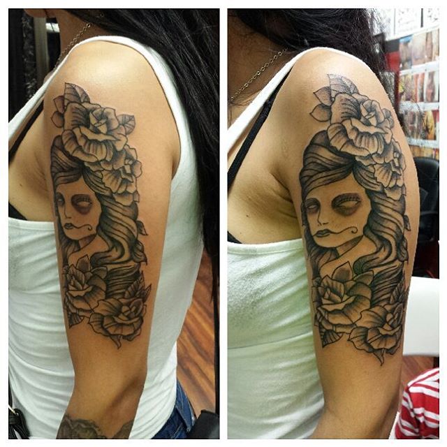 Sugar Skull Tattoos (2)