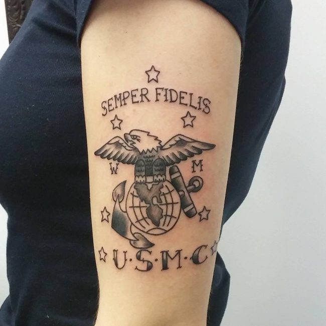 USMC tattoos