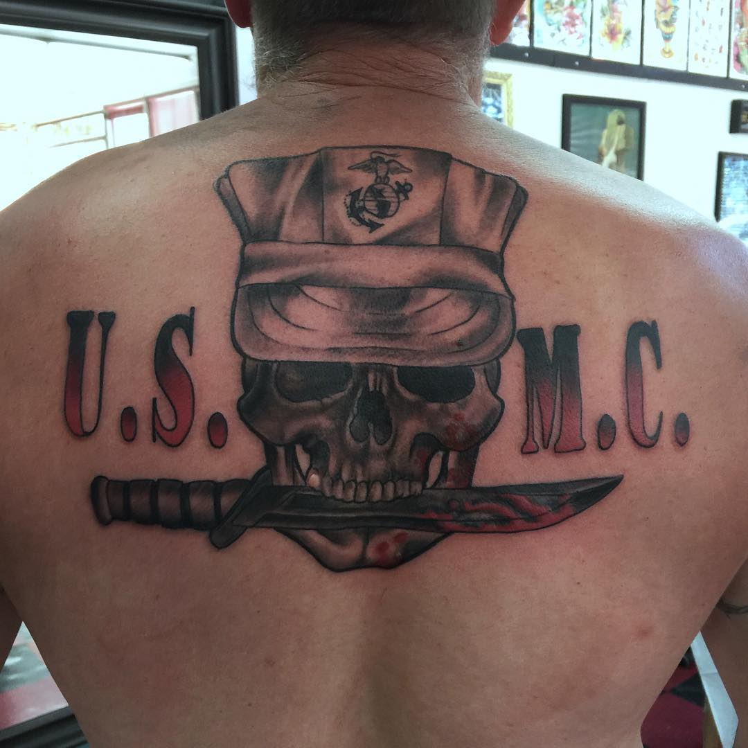 75 Cool USMC Tattoos Meaning, Policy and Designs (2019)