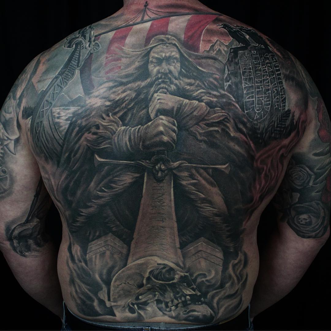 95+ Best Viking Tattoo Designs & Symbols - [2019 Ideas]