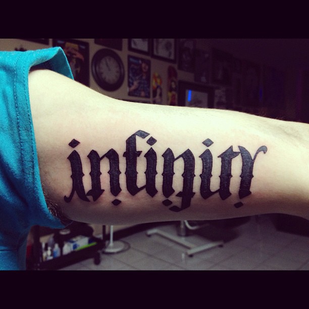 ambigram tattoo