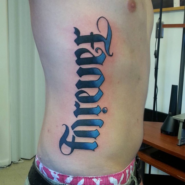 ambigram tattoo