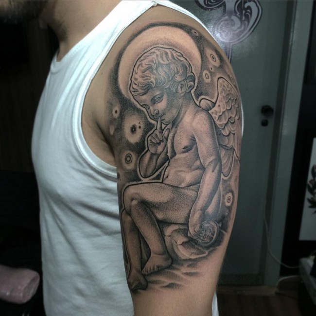 angel tattoo