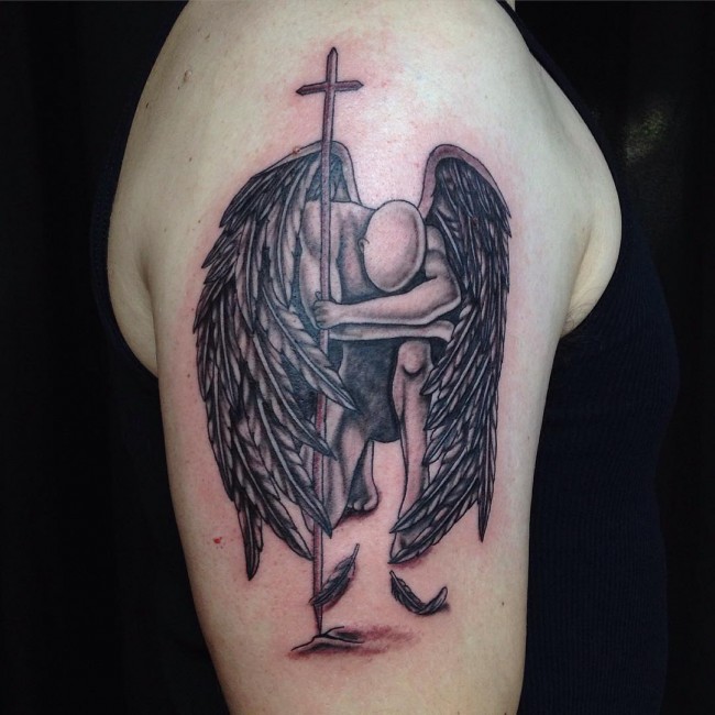 angel tattoo