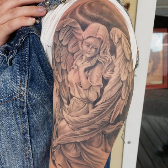 angel tattoo