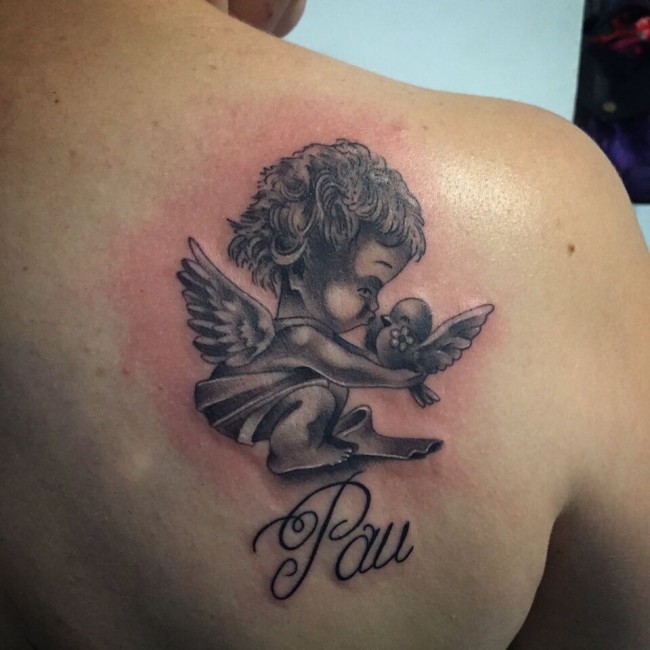 angel tattoo