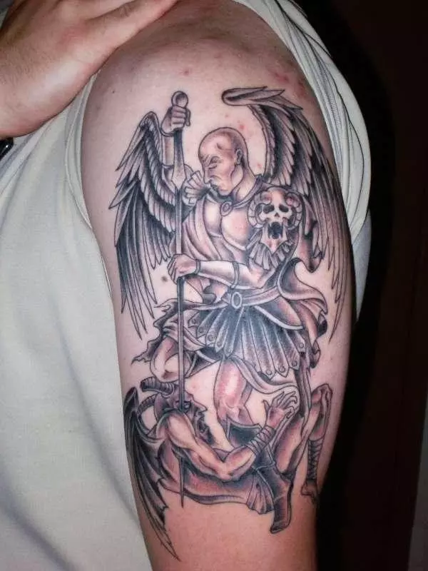 male guardian angel tattoo designs