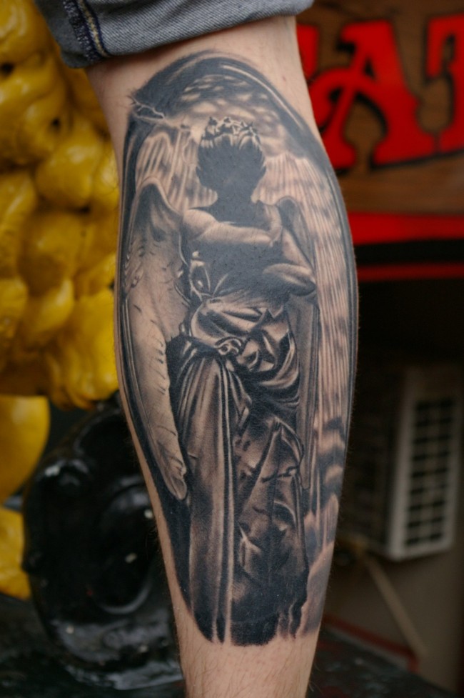 angel tattoo