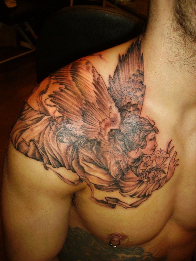 angel tattoo