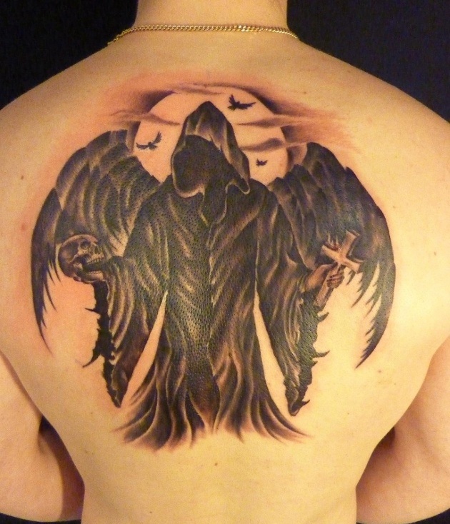 angel tattoo