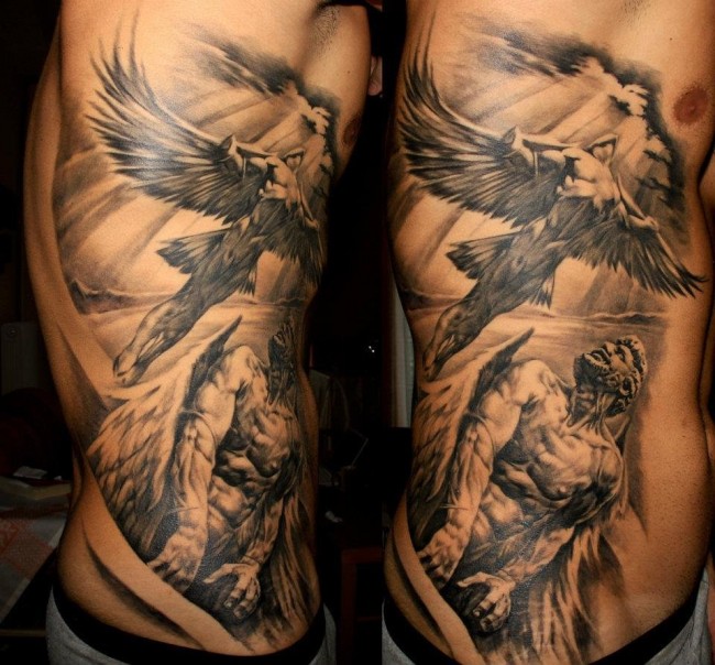 angel tattoo