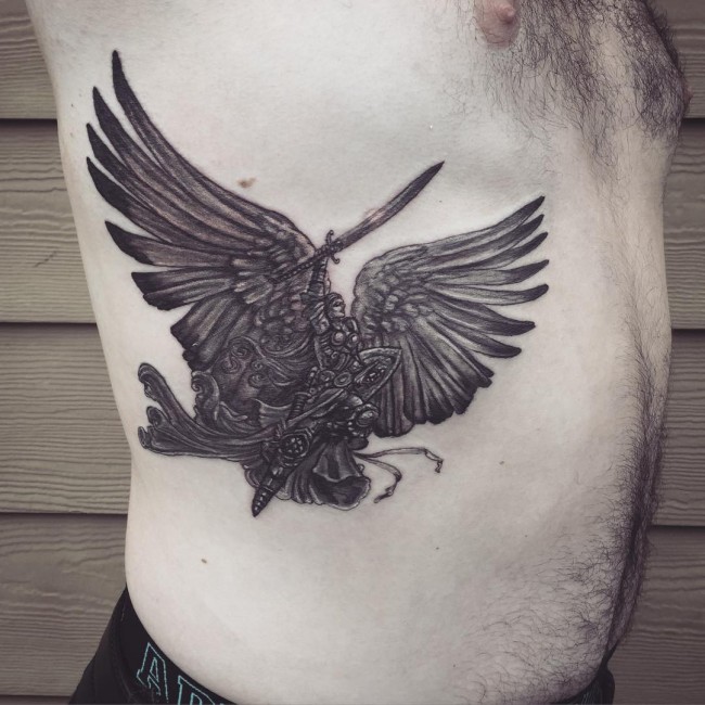 angel tattoo