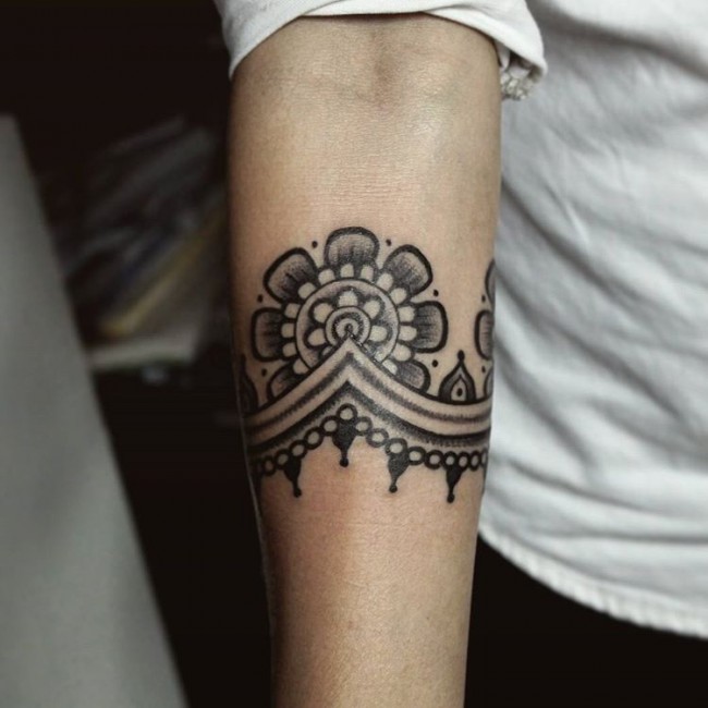 Large Polynesian Armband Temporary Tattoo – TattooIcon