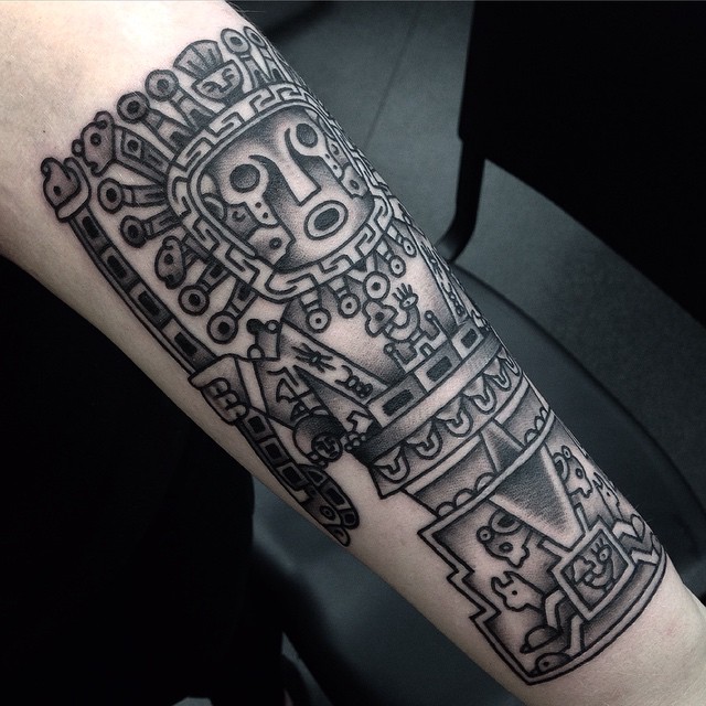 100+ Best Aztec Tattoo Designs - [Ideas & Meanings in 2019]