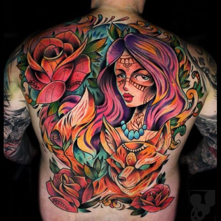 110+ Back Tattoo Designs For Men & Women Designs & Meanings (2019) — free download