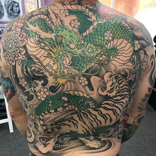 Japanese Backpiece Tattoos By Eli Ferguson  Wabori House Tattoo  Japanese  Tattoos by Eli Ferguson