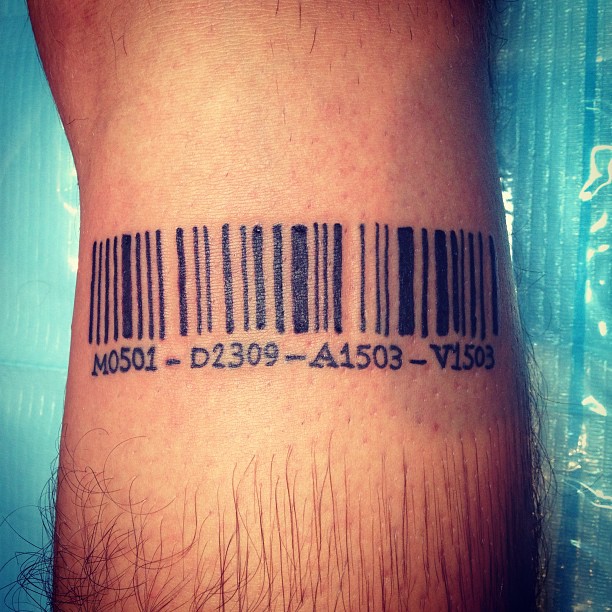 25 Graphic Barcode Tattoo Meanings - Placement Ideas (2019)