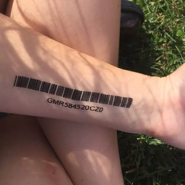 25 Graphic Barcode Tattoo Meanings - Placement Ideas (2019)