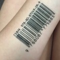 25 Graphic Barcode Tattoo Meanings - Placement Ideas (2019)