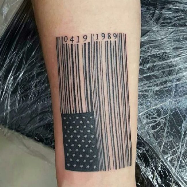 barcode temporary tattoo tutorial