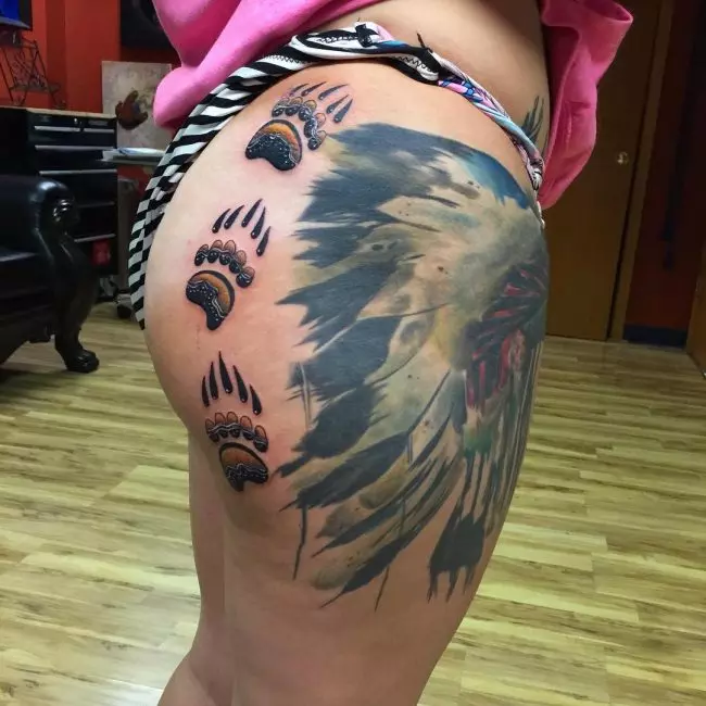 butt tattoo