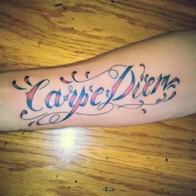 carpe diem tattoo