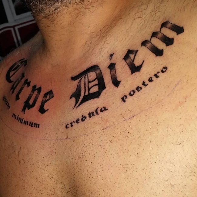 carpe diem tattoo