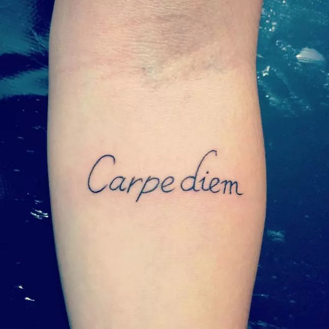 carpe diem tattoo