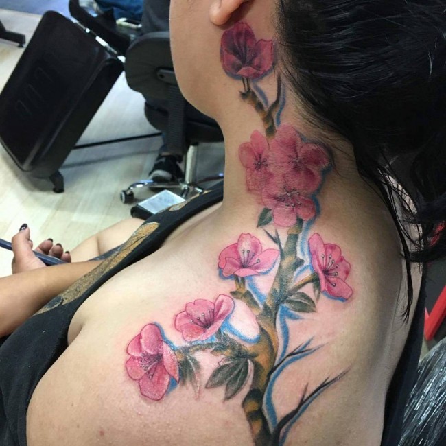 cherry blossom tattoos (2)