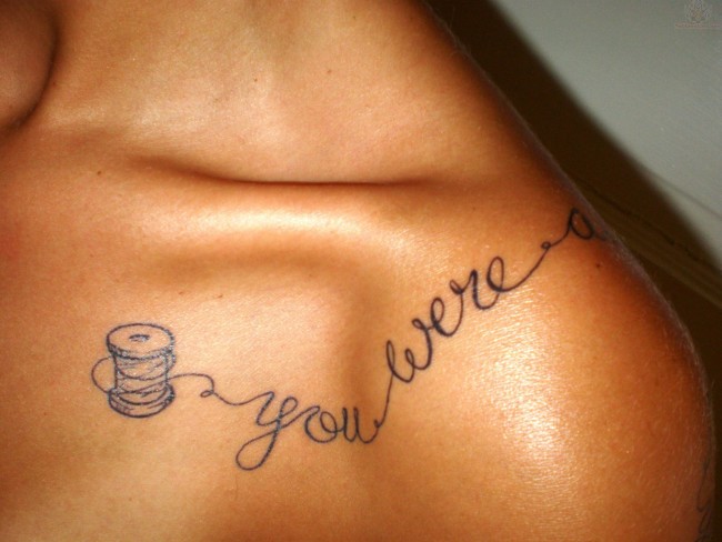 Collarbone Tattoo