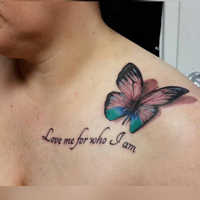 Collarbone Tattoo