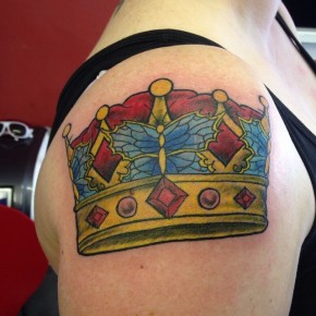 55 Best King And Queen Crown Tattoo - Designs & Meanings (2019)