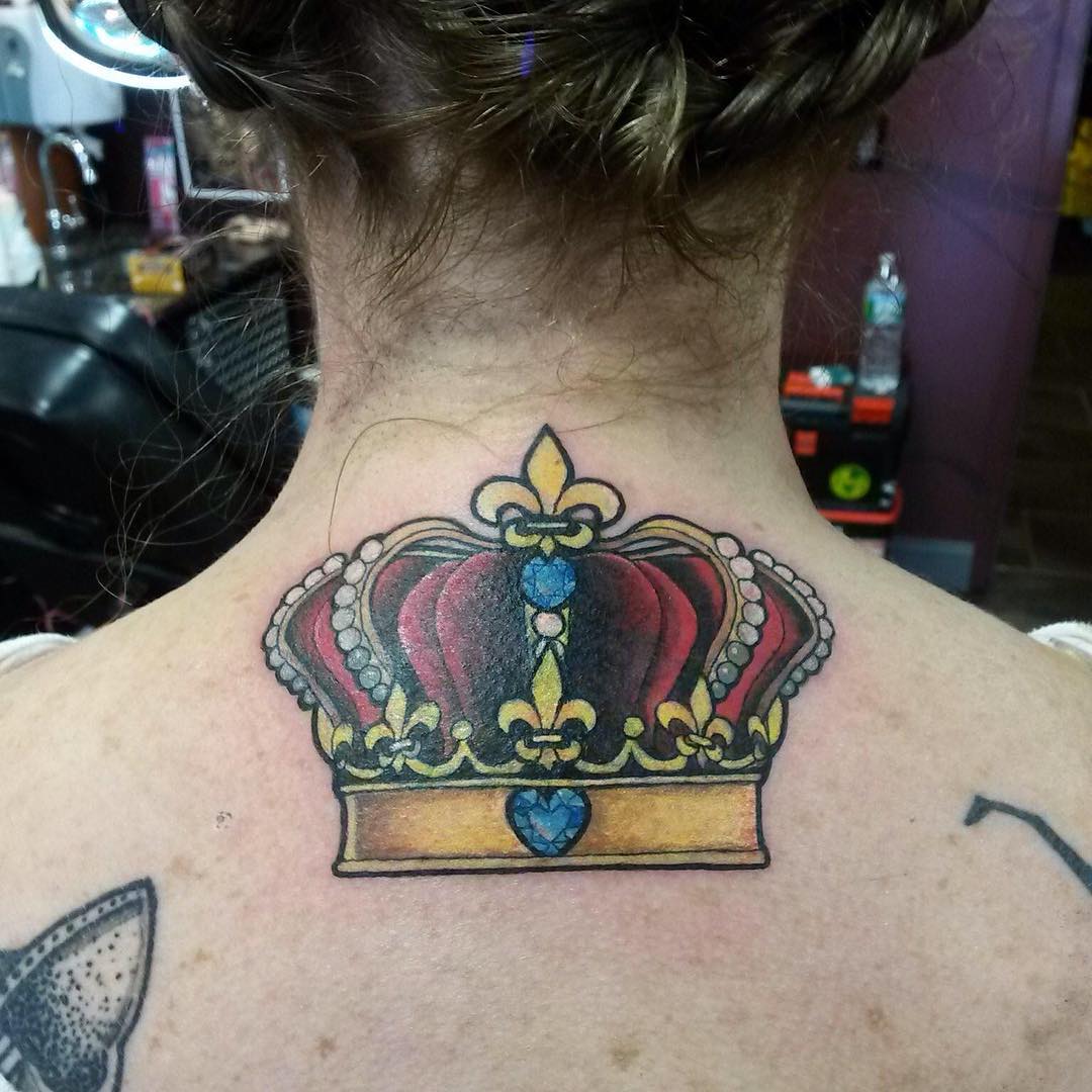 55 Best King And Queen Crown Tattoo - Designs & Meanings (2019)