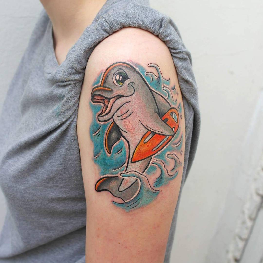 tribal dolphin tattoo - Clip Art Library